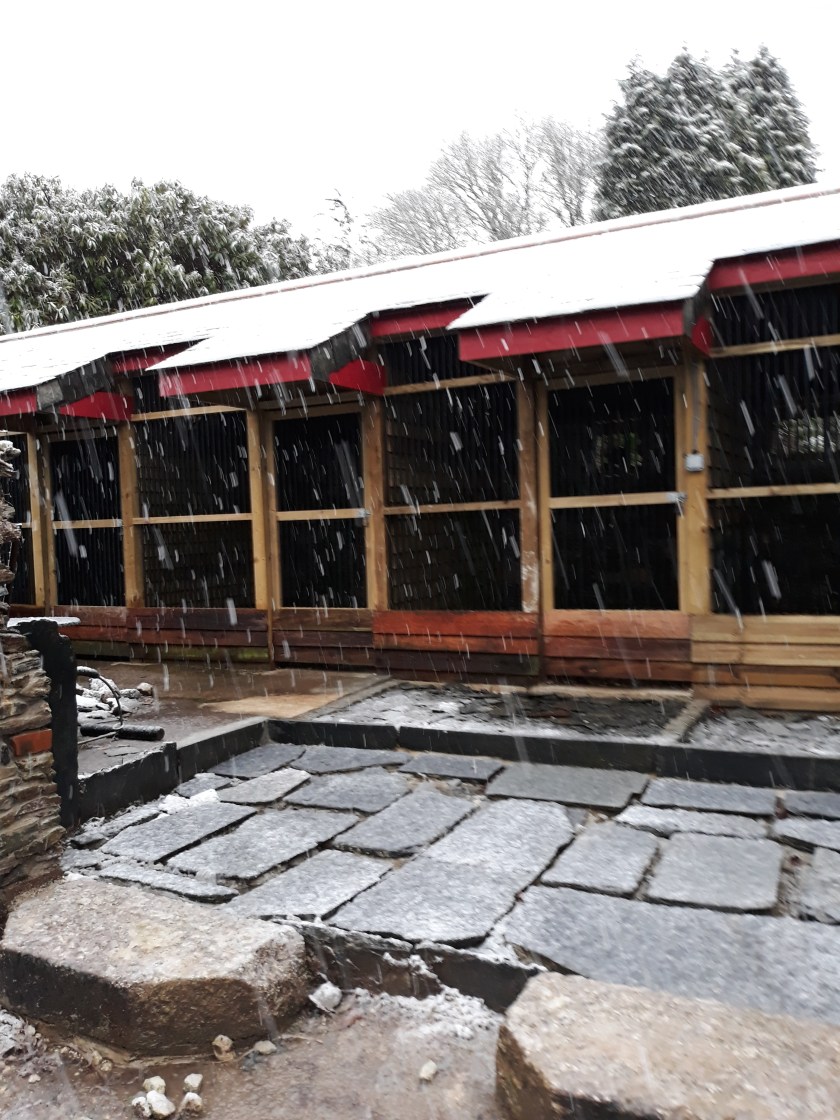 Aviaries ready for winter